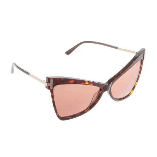 Sonnenbrille, in Dunkelbraun, Kunststoff, Tom Ford