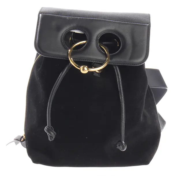 Backpack, in Black, Leather, JW Anderson