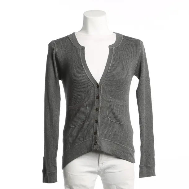 Cardigan, in Gray, Cotton, Marc Cain