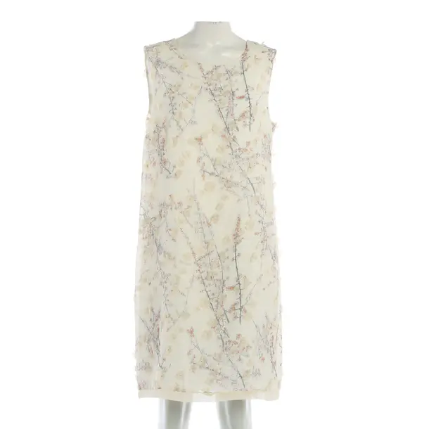 Cocktail Dress, in Cream, Silk, Ana Alcazar