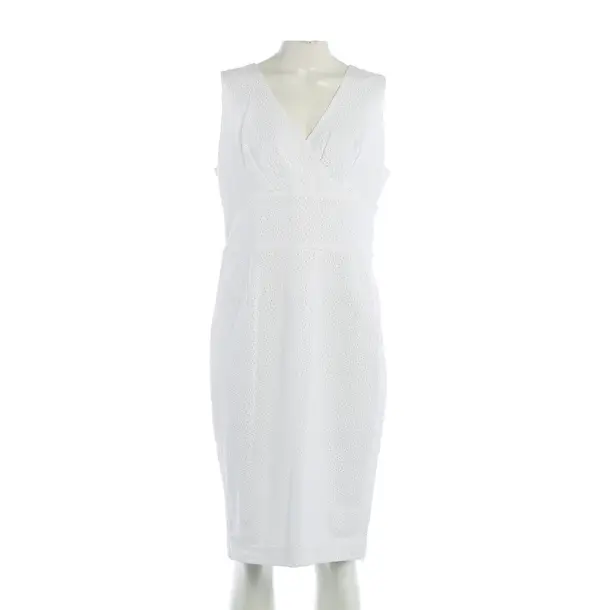 Cocktail Dress, in White, Cotton, Marc Cain