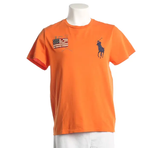 T-Shirt, in Dark Orange, Cotton, Polo Ralph Lauren