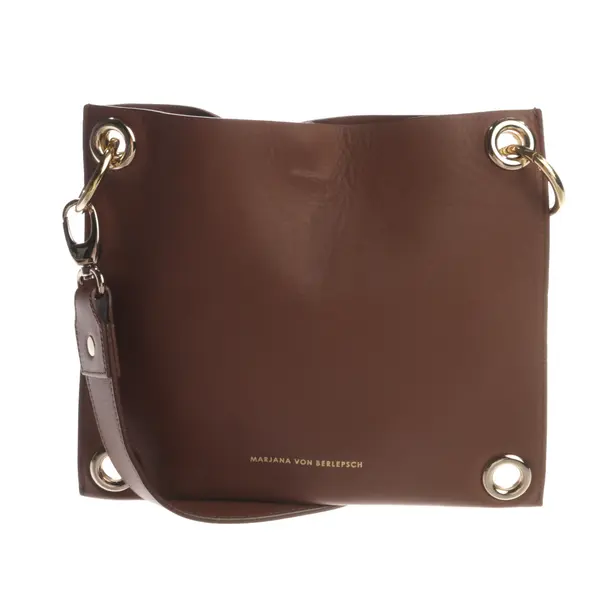 Shoulder Bag, in Brown, Leather, Marjana von Berlepsch