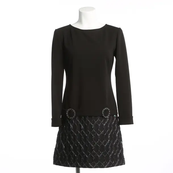 Cocktail Dress, in Black, Polyester, Ana Alcazar