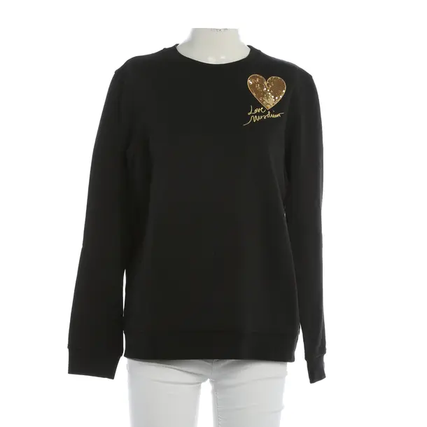 Sweatshirt, in Black, Cotton, Love Moschino
