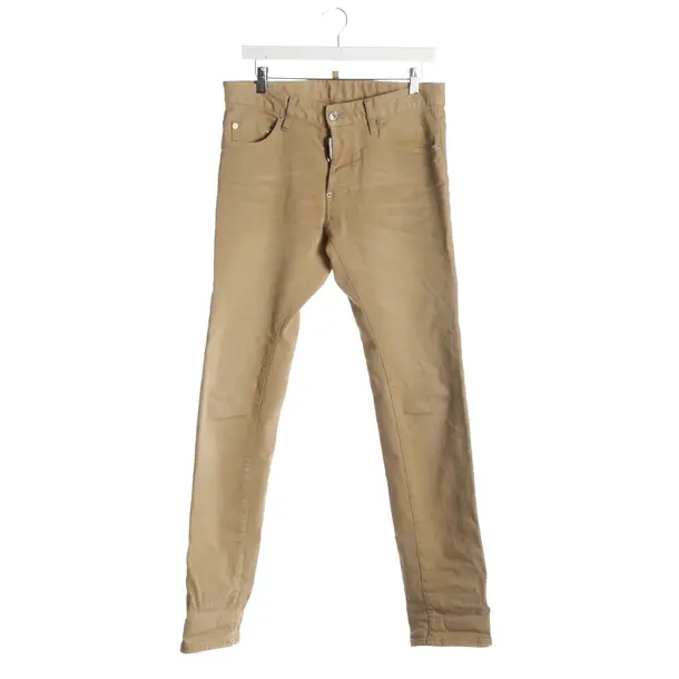 Straight Fit Jeans, in Camel, Cotton, Dsquared
