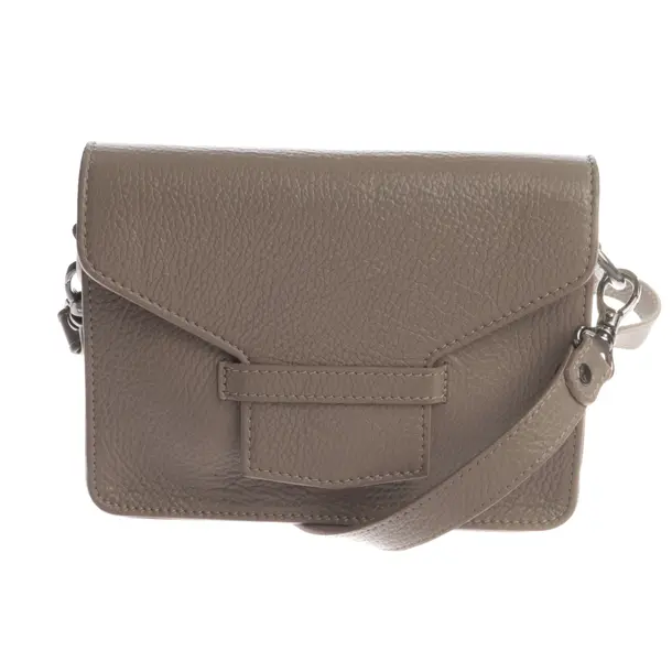 Shoulder Bag, in Gray, Leather, Strenesse