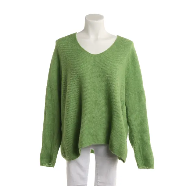 Jumper, in Green, Wool, Mos Mosh