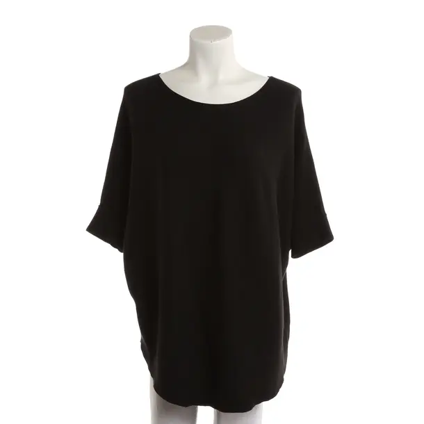 Shirt, in Black, Cotton, Repeat