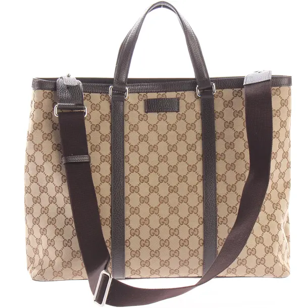 Tote Bag, in Brown, Cotton, Gucci