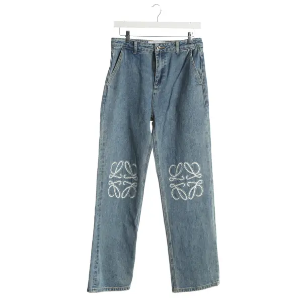 Jeans Straight Fit, in Navy, Baumwolle, Loewe