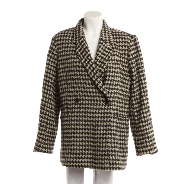 Mid-Season Coat, in Beige, Wool, Anine Bing