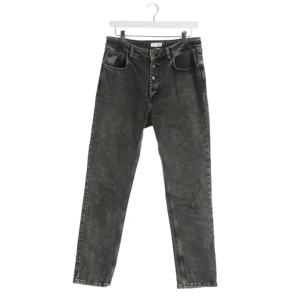 Jeans Slim Fit, in Dunkelgrau, Baumwolle, Anine Bing