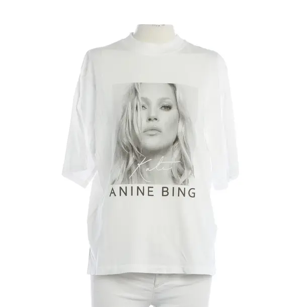 Shirt, in White, Cotton, Anine Bing
