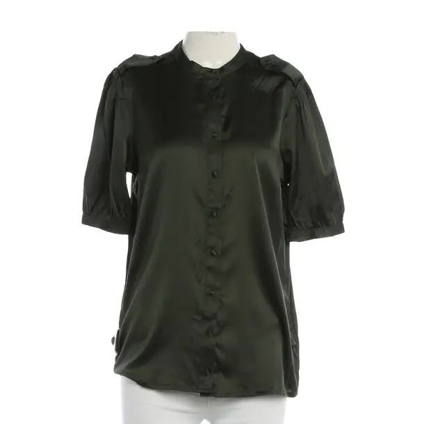 Blouse, in Green, Silk, Anine Bing