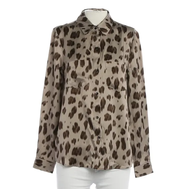 Bluse, in Braun, Seide, Anine Bing