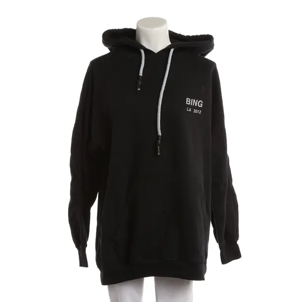 Felpa con cappuccio, in Nero, Cotone, Anine Bing