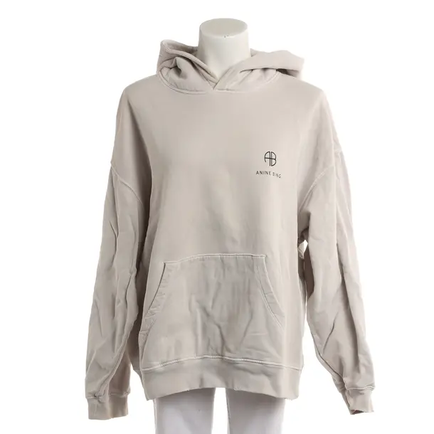 Felpa con cappuccio, in Beige, Cotone, Anine Bing