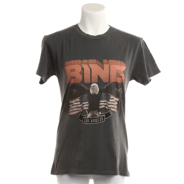 Shirt, in Dunkelgrau, Baumwolle, Anine Bing