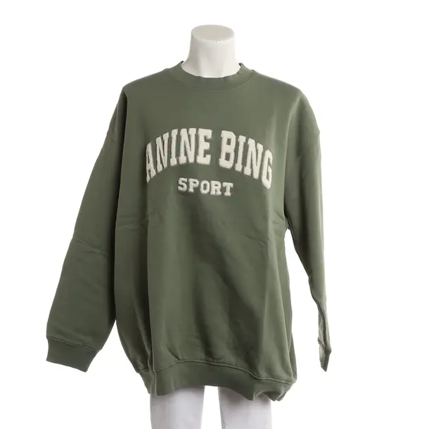 Sweatshirt, in Grün, Baumwolle, Anine Bing