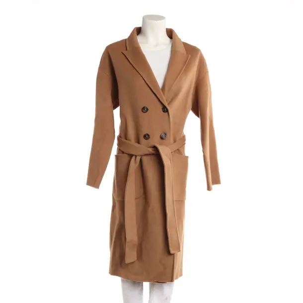 Übergangsmantel, in Hellbraun, Wolle, Anine Bing