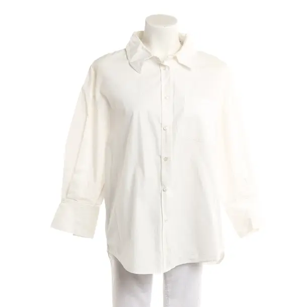 Blouse, in White, Cotton, Anine Bing