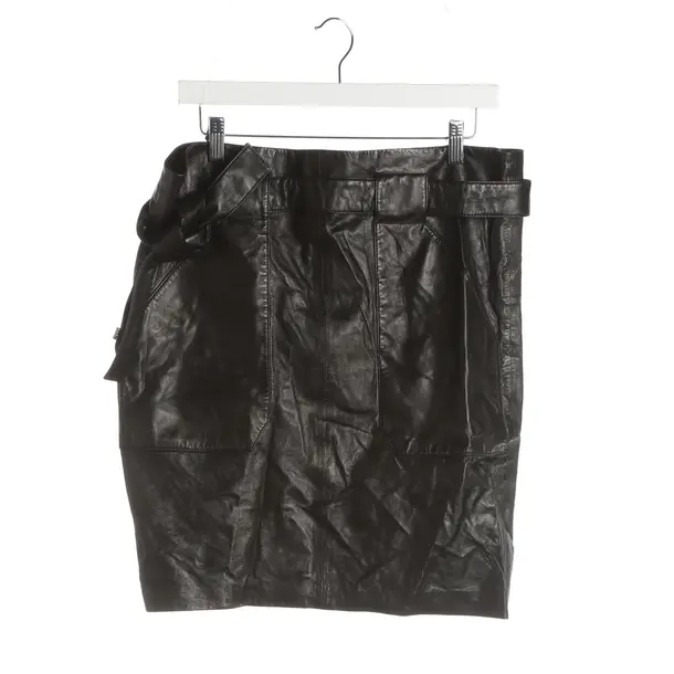 Skirt, in Black, Leather, Anine Bing
