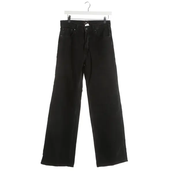 Straight Fit Jeans, in Black, Cotton, Anine Bing
