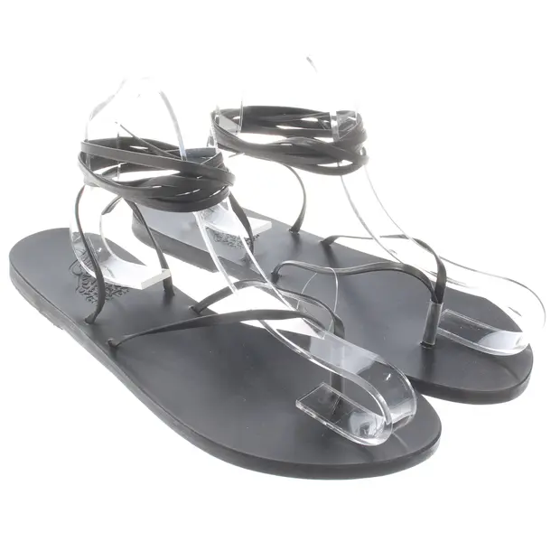 Strappy Sandals, in Black, Ancient Greek Sandals