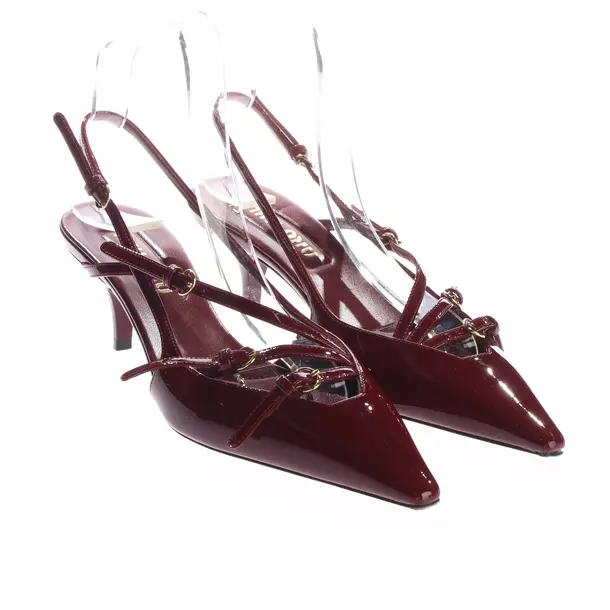 Slingbacks, in Bordeaux, Miu Miu