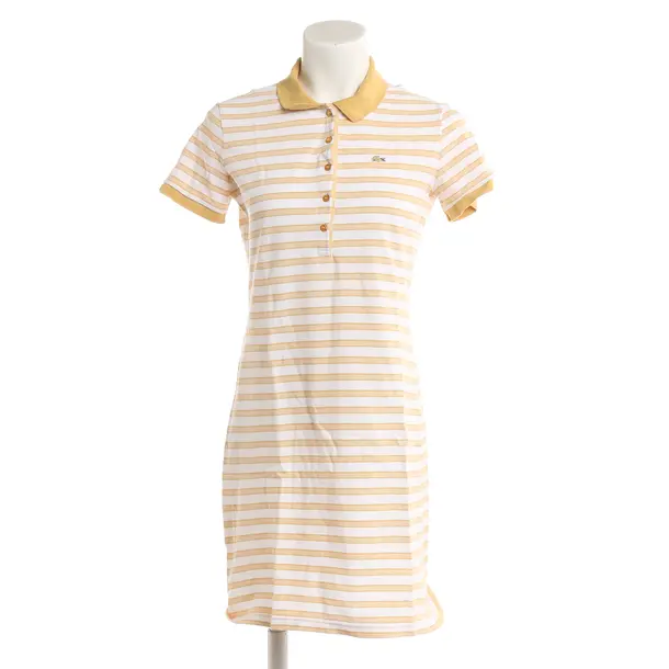 Dress, in Mustard Yellow, Cotton, Lacoste