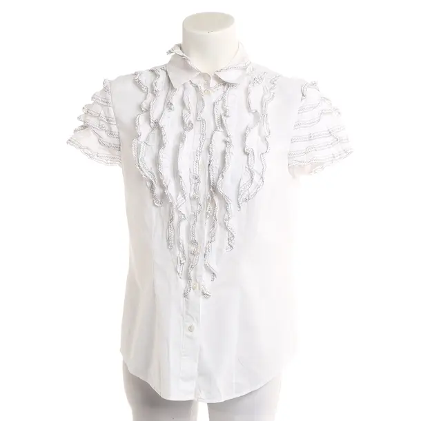 Blouse, in White, Cotton, Escada
