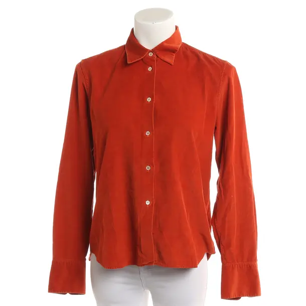 Blouse, in Dark Orange, Cotton, Jil Sander