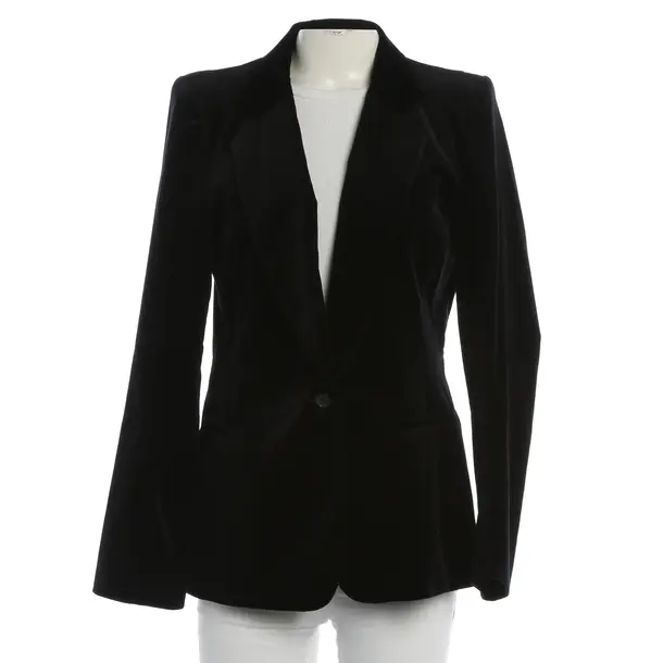 Blazer, in Black, Cotton, Strenesse