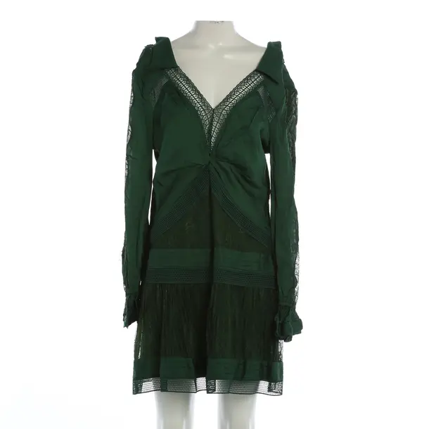 Cocktail Dress, in Green, Viscose, self-portrait