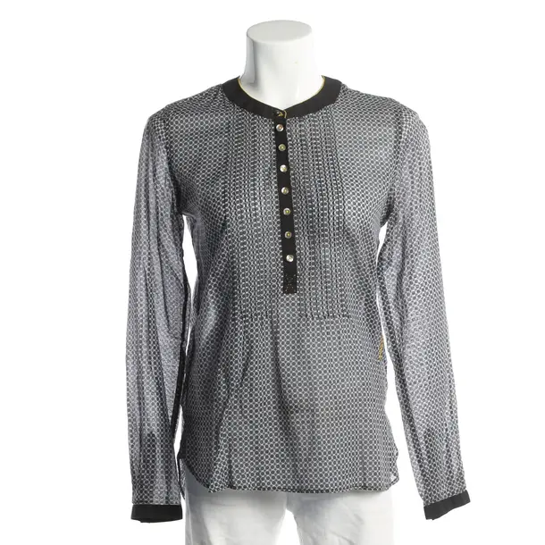 Bluse, in Hellgrau, Baumwolle, 0039 Italy