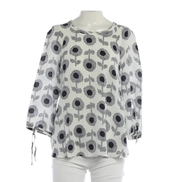 Blouse, in White, Silk, 0039 Italy
