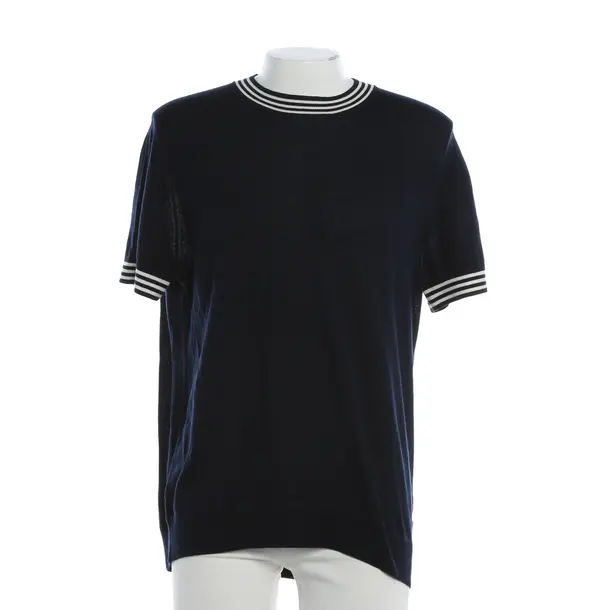 T-Shirt, in Navy, Wool, Windsor
