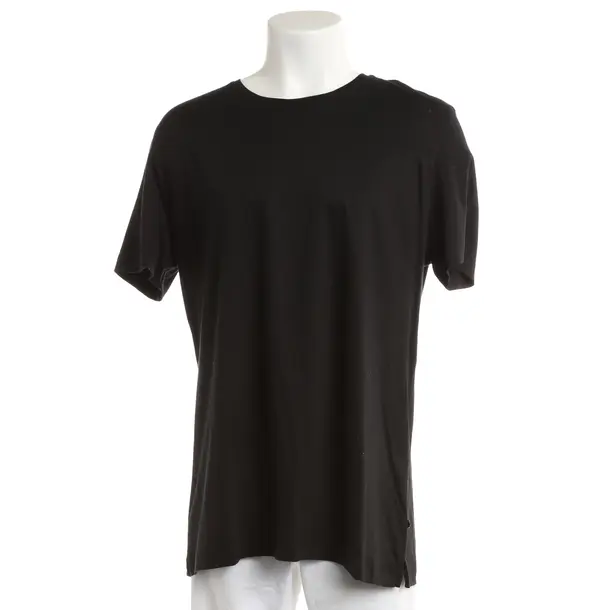 T-Shirt, in Black, Cotton, Van Laack