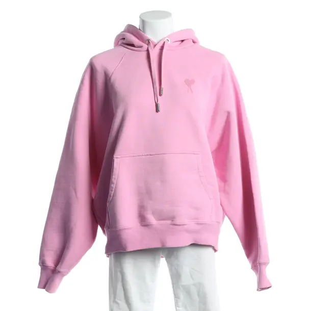 Hoodie, in Hellrosa, Baumwolle, Ami Paris