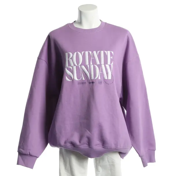 Sweatshirt, in Lila, Baumwolle, Rotate Birger Christensen