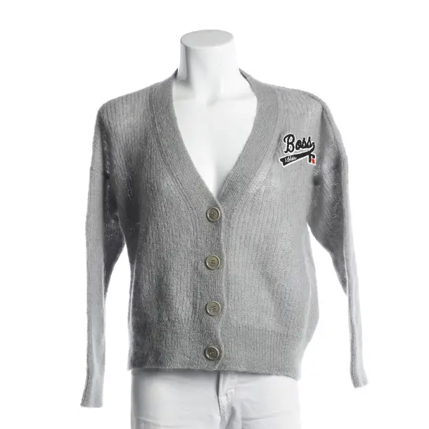 Cardigan, in Gray, Polyimide, Hugo Boss Black Label