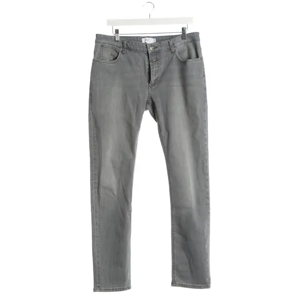 Jeans slim fit, in Grigio chiaro, Cotone, Chiuso