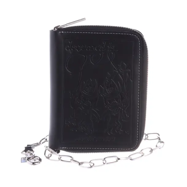 Geldbörse, in Schwarz, Leder, Dsquared