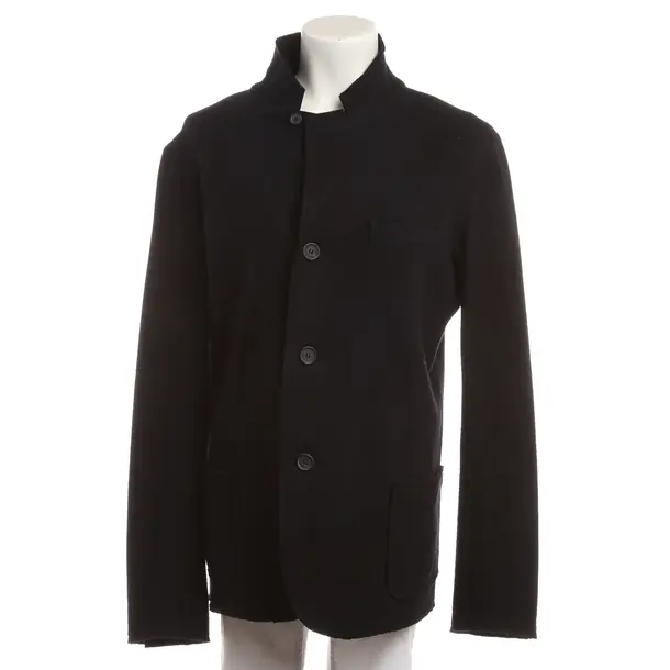 Mid-Season Jacket, in Navy, Wool, Avant Toi