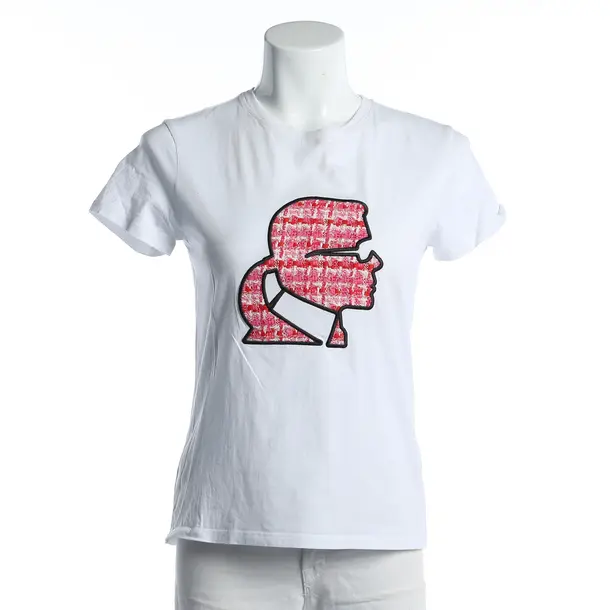 Shirt, in Weiß, Baumwolle, Karl Lagerfeld