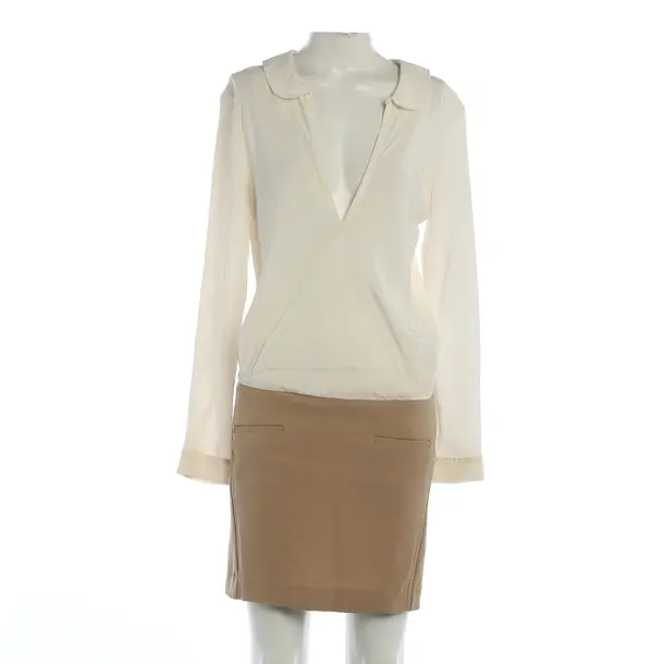 Dress, in Cream, Silk, Maje