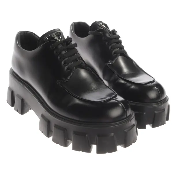 Halbschuhe, in Schwarz, Prada