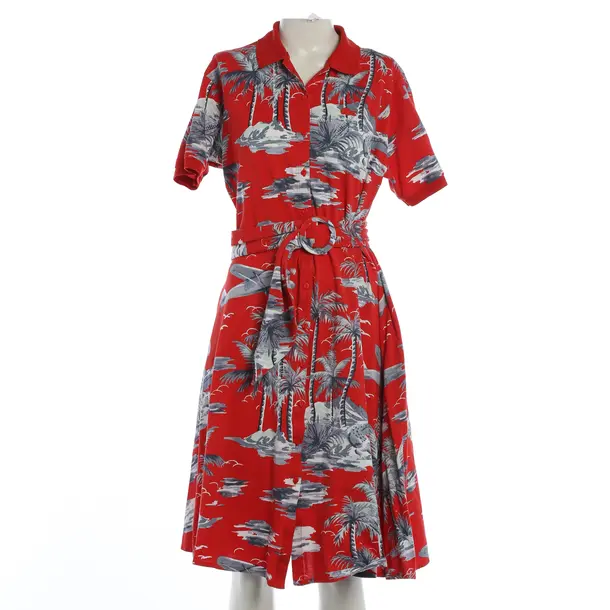 Dress, in Red, Cotton, Lacoste