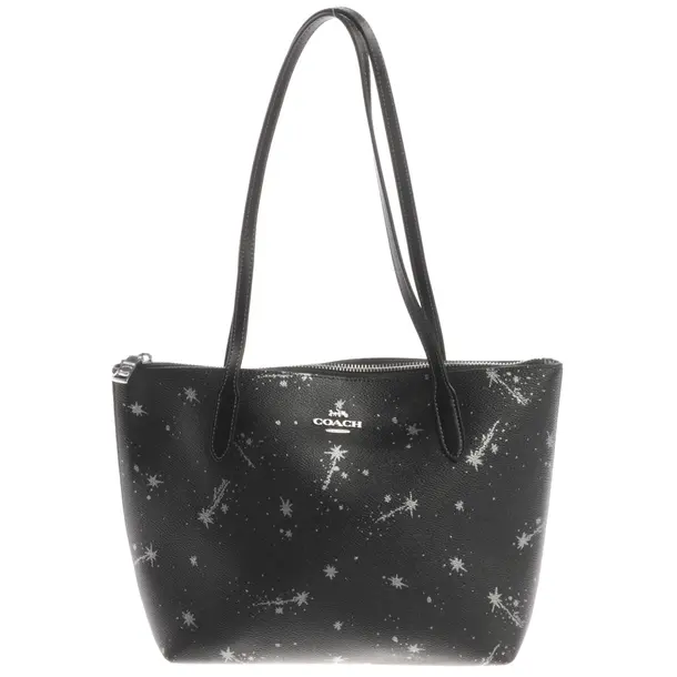 Shoulder Bag, in Black, Leather, Coach